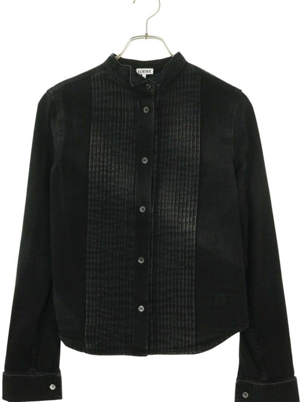 Loewe Pleated Shirt Black